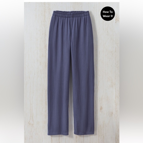 Coldwater creek Summer Breeze Gauze Pull-On Pants